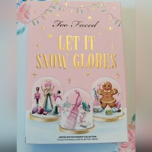 Too Faced Let It Snow Globes Christmas Limited Edition Eyeshadow Palette Trio